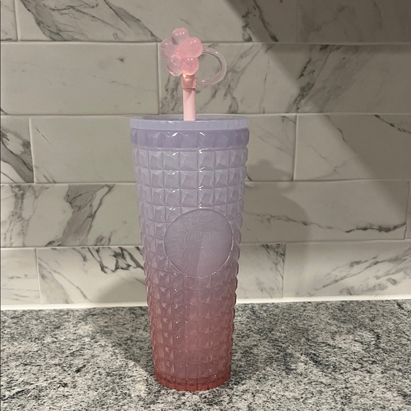 Starbucks Accessories - NWT Starbucks Limited Edition Cherry Blossom Cold Cup Gradient Pink 24oz